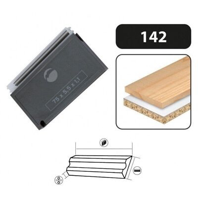 Leman 142.780.10 Cuchilla Carburo Reversible - Herramienta para Acabados Leman 142.780.10 Cuchilla Carburo Reversible - Herramienta para Acabados