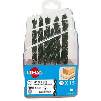 Leman - Coffret de 15 forets en plastique pour bois - REFLEX 201.500.15 - Publicité Leman - Coffret de 15 forets en plastique pour bois - REFLEX 201.500.15 - Publicité