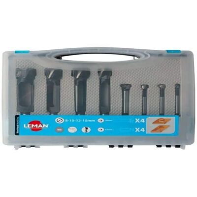 Leman - Set di 8 punte in acciaio per modellare e rimuovere i tappi - 210.500.08 Leman - Set di 8 punte in acciaio per modellare e rimuovere i tappi - 210.500.08