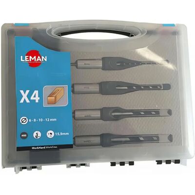 Leman - Coffret de 4 gouges et mèches - Ø15.9mm - Publicité Leman - Coffret de 4 gouges et mèches - Ø15.9mm - Publicité