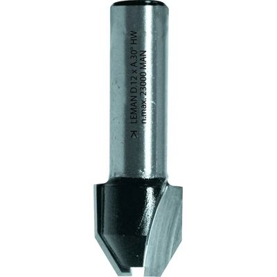 Fraise carbure Leman D.12 x 13 mm - 30° Chanfrein - Fraise - Publicité Fraise carbure Leman D.12 x 13 mm - 30° Chanfrein - Fraise - Publicité