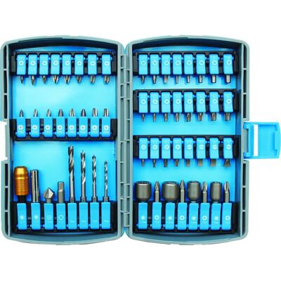 Leman 56 pièces ensemble pour visser et percer - Kit d'outils - Publicité Leman 56 pièces ensemble pour visser et percer - Kit d'outils - Publicité