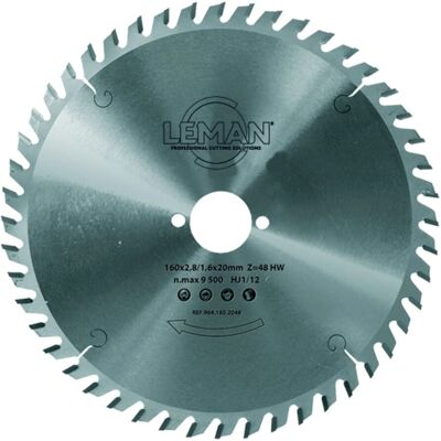 Leman Lame Circulaire Carbure D150mm - Finition Bois - Publicité Leman Lame Circulaire Carbure D150mm - Finition Bois - Publicité