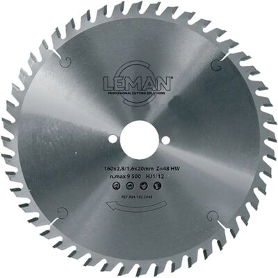 Lama circolare al carburo 216mm - Attacco negativo - Legno & Alluminio Lama circolare al carburo 216mm - Attacco negativo - Legno & Alluminio