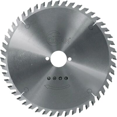 Leman - Lama da sega circolare in carburo - 216mm, foro 30mm, 48 denti Leman - Lama da sega circolare in carburo - 216mm, foro 30mm, 48 denti