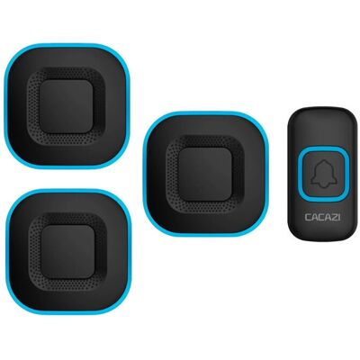 GOTRAYS Campanello da porta 300M - 38 chimes - black - Doorbell GOTRAYS Campanello da porta 300M - 38 chimes - black - Doorbell