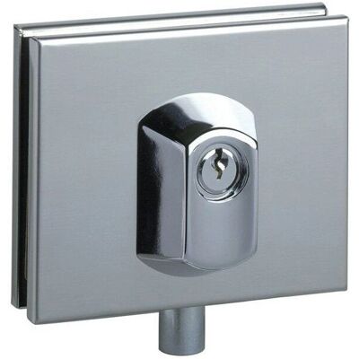 Metalux SAS - Cerradura de puerta de vidrio de acero inoxidable - NM60411000 Metalux SAS - Cerradura de puerta de vidrio de acero inoxidable - NM60411000
