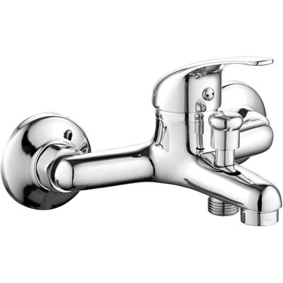 Mezclador de baño cromado Eurosanit - Cartucho cerámico - Montaje en pared - Garantía 5 años Mezclador de baño cromado Eurosanit - Cartucho cerámico - Montaje en pared - Garantía 5 años