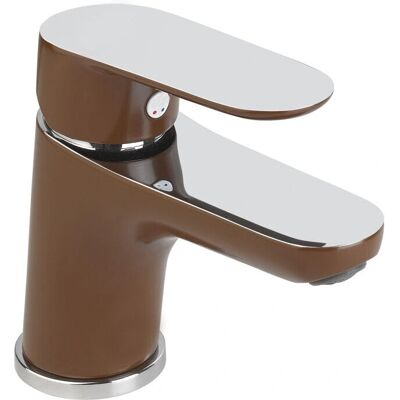 Mezclador de lavabo Kevon marrón - Grifo con desagüe Mezclador de lavabo Kevon marrón - Grifo con desagüe