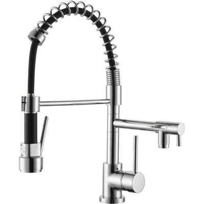 EUROSANIT Grifo de Cocina de Doble Salida - Cromo EUROSANIT Grifo de Cocina de Doble Salida - Cromo
