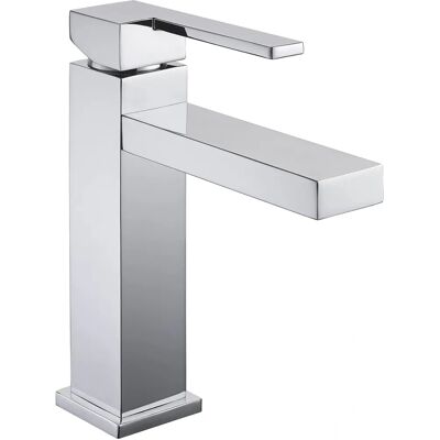 Robinet de lavabo en laiton Eurosanit Cuarto - Finition Chrome - Publicité Robinet de lavabo en laiton Eurosanit Cuarto - Finition Chrome - Publicité