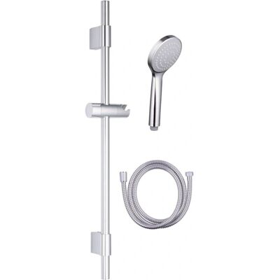 Kit de ducha Eurosanit - Ducha de mano, manguera 1,75 m, barra de pared Kit de ducha Eurosanit - Ducha de mano, manguera 1,75 m, barra de pared