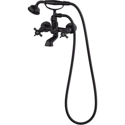 EUROSANIT Mezclador de baño y ducha negro retro EUROSANIT Mezclador de baño y ducha negro retro
