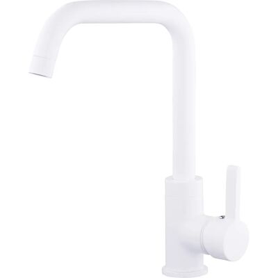 Grifo de Cocina Alto Blanco - Mezclador Lavabo Grifo de Cocina Alto Blanco - Mezclador Lavabo