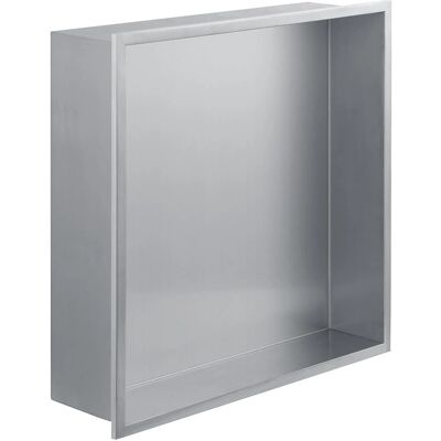 Nicho de ducha en inox Eurosanit - 30x30x10 - Impermeable Nicho de ducha en inox Eurosanit - 30x30x10 - Impermeable
