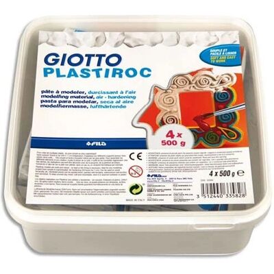 Giotto F33582 Argile Blanche - 2kg - Arts et Crafts - Publicité Giotto F33582 Argile Blanche - 2kg - Arts et Crafts - Publicité