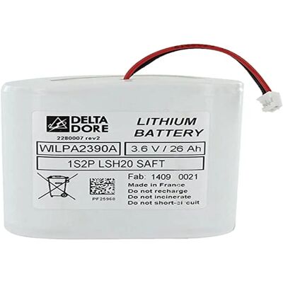 Delta Dore Batterie für Alarmsystem - Kompatibel mit CS 8000 Tyxal+ und SEF Tyxal+ Delta Dore Batterie für Alarmsystem - Kompatibel mit CS 8000 Tyxal+ und SEF Tyxal+