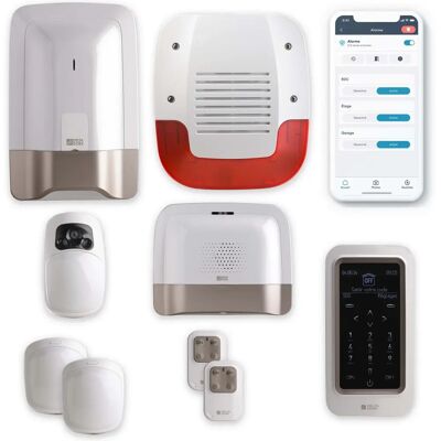 Système d'alarme sans fil Delta Dore TYXAL+ - Compatible animaux, Batterie longue durée - Publicité Système d'alarme sans fil Delta Dore TYXAL+ - Compatible animaux, Batterie longue durée - Publicité