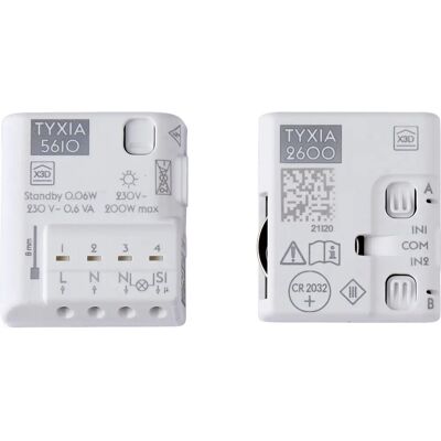 Delta Dore - TYXIA 501 Drahtloser Schalterpack mit Neutralleiter - Lichtsteuerung Delta Dore - TYXIA 501 Drahtloser Schalterpack mit Neutralleiter - Lichtsteuerung