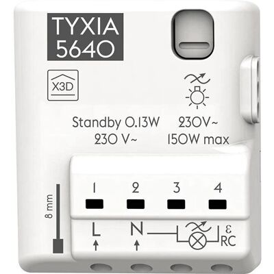 Delta Dore Tyxia 5640 Receptor de Luz Inalámbrico - Control de Iluminación Delta Dore Tyxia 5640 Receptor de Luz Inalámbrico - Control de Iluminación
