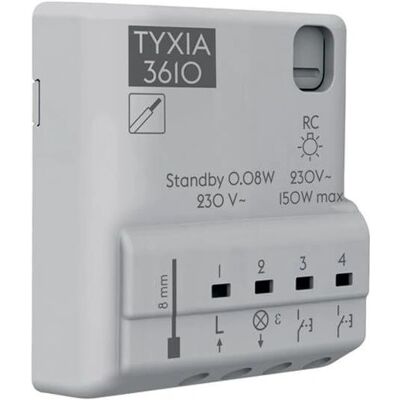 Delta Dore Tyxia 3610 - Ricevitore di illuminazione cablato Delta Dore Tyxia 3610 - Ricevitore di illuminazione cablato