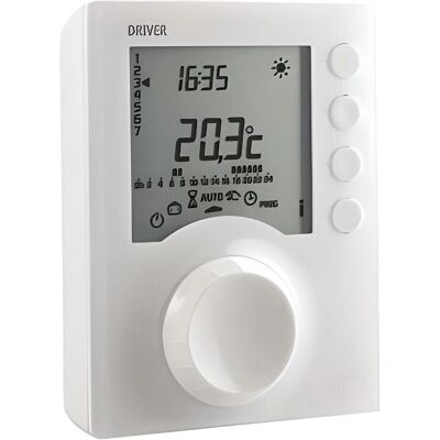 Delta Dore Driver 620 Thermostat - 2 Zonen - Programmierbar, Weiß Delta Dore Driver 620 Thermostat - 2 Zonen - Programmierbar, Weiß