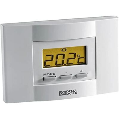 Termostato Digital Delta Dore Tybox 51 - Control de bomba de calor reversible Termostato Digital Delta Dore Tybox 51 - Control de bomba de calor reversible