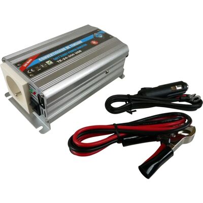 Convertisseur de courant HTC EQUIPEMENT 300W 24V - USB, CE - Publicité Convertisseur de courant HTC EQUIPEMENT 300W 24V - USB, CE - Publicité