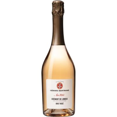 Gérard Bertrand An825 Cremant de Limoux Rosé Brut - Mousserende Wijn Gérard Bertrand An825 Cremant de Limoux Rosé Brut - Mousserende Wijn