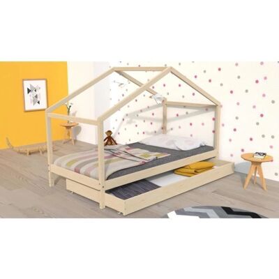 Cama infantil Weber Koala - Madera maciza con cajón Cama infantil Weber Koala - Madera maciza con cajón