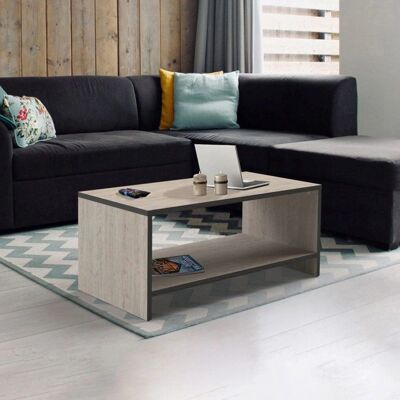 Weber Industries Alba Table Basse Rectangulaire en Sable - Table de Salon - Publicité Weber Industries Alba Table Basse Rectangulaire en Sable - Table de Salon - Publicité