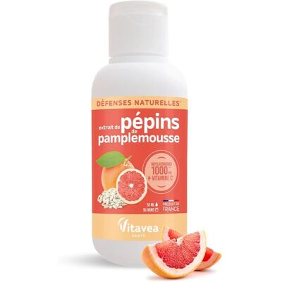 Complément alimentaire Nutrisanté Extrait de Pépins de Pamplemousse Vitamine C - Publicité Complément alimentaire Nutrisanté Extrait de Pépins de Pamplemousse Vitamine C - Publicité