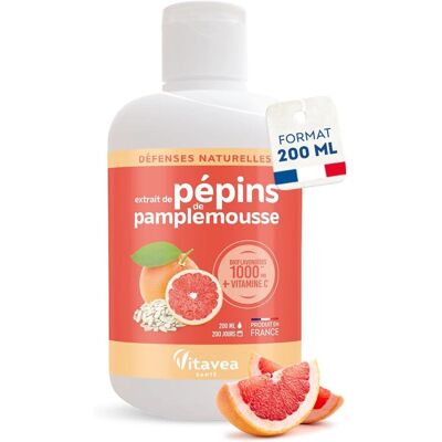 Vitavea Extrait de Pépins de Pamplemousse 200 ml - Complément alimentaire - Publicité Vitavea Extrait de Pépins de Pamplemousse 200 ml - Complément alimentaire - Publicité