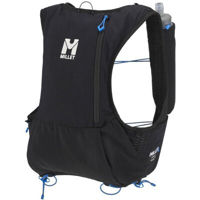 Gilet d'hydratation Millet Intense 5L - Avec 4 poches, dont une à l'arrière avec fermeture éclair, léger et ventilé Gilet d'hydratation Millet Intense 5L - Avec 4 poches, dont une à l'arrière avec fermeture éclair, léger et ventilé