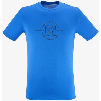Millet Ubic Light Short Sleeve Blue XL - T-Shirt Millet Ubic Light Short Sleeve Blue XL - T-Shirt