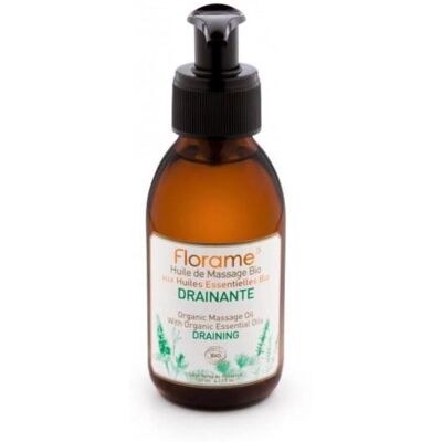 Huile de Massage Drainante Bio Florame - 120ml - Publicité Huile de Massage Drainante Bio Florame - 120ml - Publicité