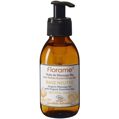 Aceite de Masaje Neutro Florame - Aceites Vegetales Orgánicos Aceite de Masaje Neutro Florame - Aceites Vegetales Orgánicos