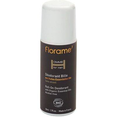 Déodorant Roll-On Homme Florame 50 ml - Publicité Déodorant Roll-On Homme Florame 50 ml - Publicité