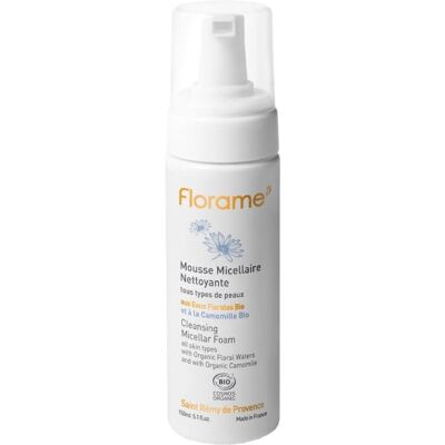 Espuma Micelar Orgánica Florame - Limpiador Suave y Purificante Espuma Micelar Orgánica Florame - Limpiador Suave y Purificante