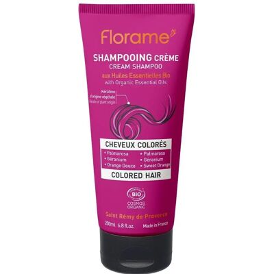 Shampoo Florame per Capelli Colorati - Vegano, Senza Solfati Shampoo Florame per Capelli Colorati - Vegano, Senza Solfati