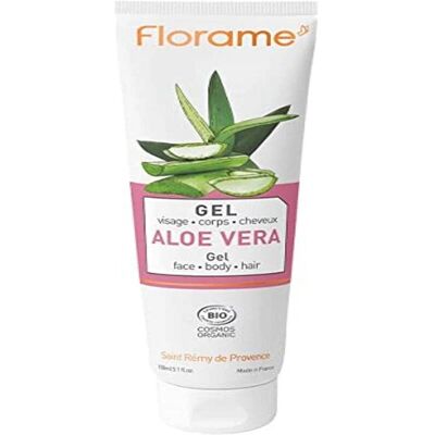 Florame Gel de Aloe Vera Orgánico - Hidratante y Calmante - 150ml Florame Gel de Aloe Vera Orgánico - Hidratante y Calmante - 150ml