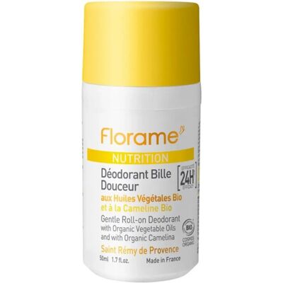 Déodorant Bio Florame Bille Douceur - Peau Sensible - 24h - Publicité Déodorant Bio Florame Bille Douceur - Peau Sensible - 24h - Publicité