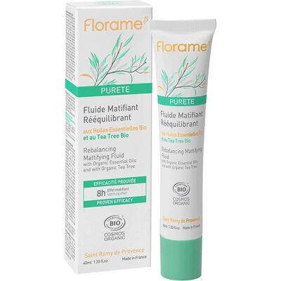 Fluido Matificante Balanceador Orgánico Florame - 40ml Fluido Matificante Balanceador Orgánico Florame - 40ml