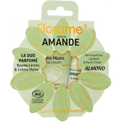 Florame Duo Bio Amande - Coffret Soins - Publicité Florame Duo Bio Amande - Coffret Soins - Publicité