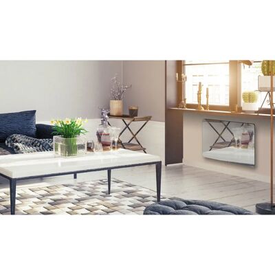 KLAAS Radiateur Panneau Rayonnant LCD Aluminium Miroir 1000W KLAAS Radiateur Panneau Rayonnant LCD Aluminium Miroir 1000W