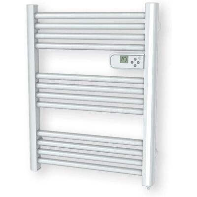 Chauffe-serviettes LCD blanc compact 500W Carrera - Publicité Chauffe-serviettes LCD blanc compact 500W Carrera - Publicité