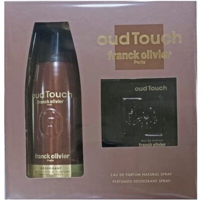 Franck Olivier Oud Touch - Coffret parfum et déodorant pour hommes Franck Olivier Oud Touch - Coffret parfum et déodorant pour hommes