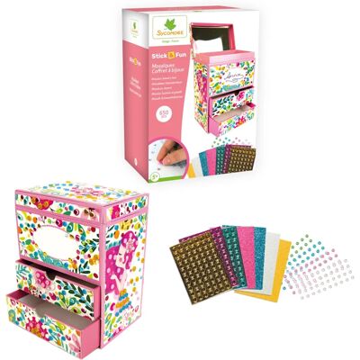 Set d'Autocollants Sycomore pour Arts et Créations - Rose - Mosaïques & Gemmes Set d'Autocollants Sycomore pour Arts et Créations - Rose - Mosaïques & Gemmes