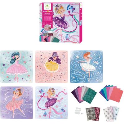 Sycomore CRE7060 - Prinzessinnen Ballerina Mosaik Bastelset Sycomore CRE7060 - Prinzessinnen Ballerina Mosaik Bastelset