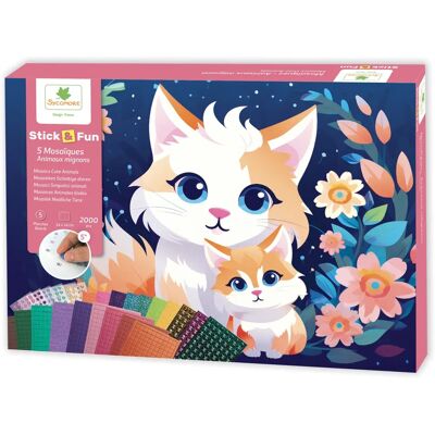 Sycomore CRE7071 Giocattolo di arte e artigianato - Kit di mosaici di animali Sycomore CRE7071 Giocattolo di arte e artigianato - Kit di mosaici di animali